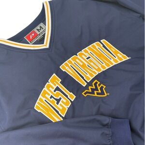 Pro Player West Virginia Mountaineers Pullover Windbreaker Jacket Men's Size M